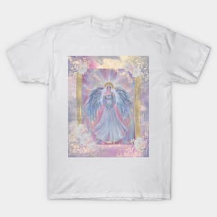 Angel art with digital elements by Renee Lavoie T-Shirt